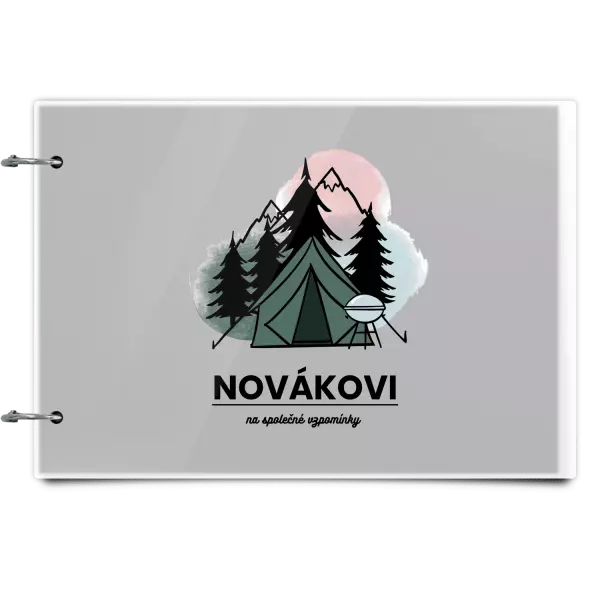 Plexi album se sponami Na společné vzpomínky