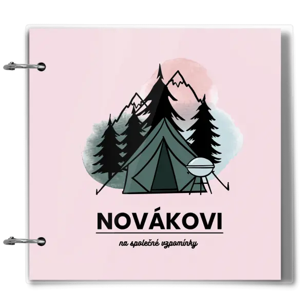 Plexi album se sponami Na společné vzpomínky