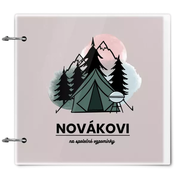Plexi album se sponami Na společné vzpomínky