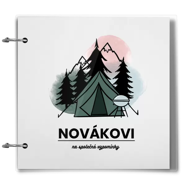 Plexi album se sponami Na společné vzpomínky