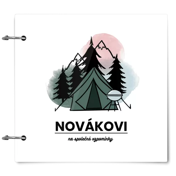 Plexi album se sponami Na společné vzpomínky
