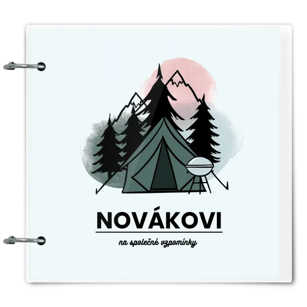 Plexi album se sponami Na společné vzpomínky