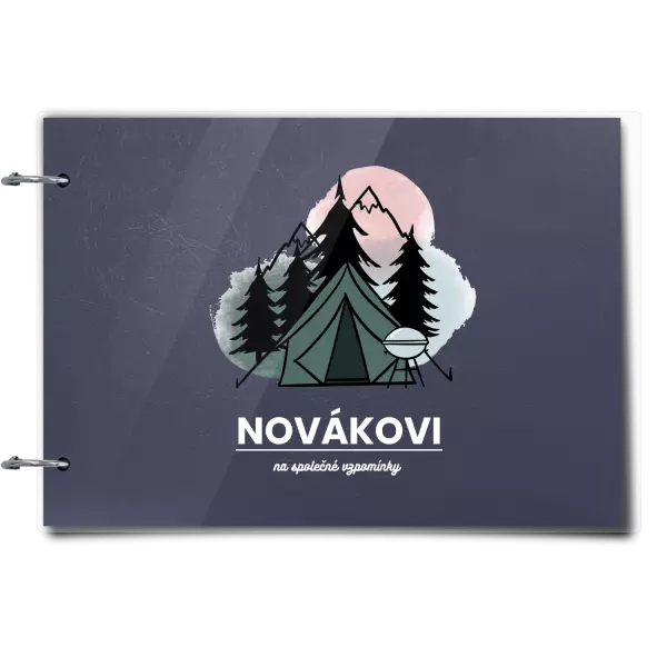 Plexi album se sponami Na společné vzpomínky