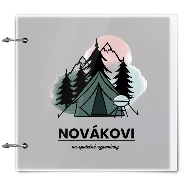 Plexi album se sponami Na společné vzpomínky