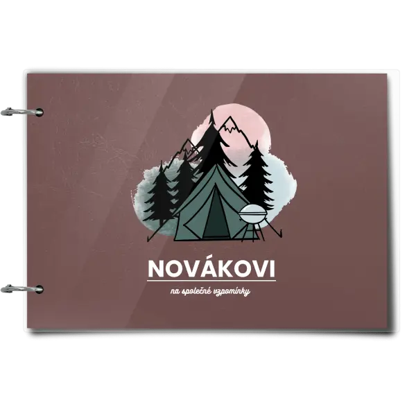 Plexi album se sponami Na společné vzpomínky