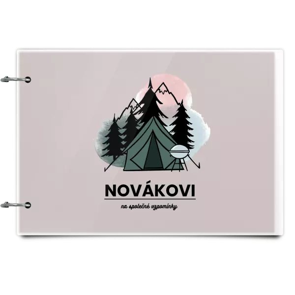 Plexi album se sponami Na společné vzpomínky