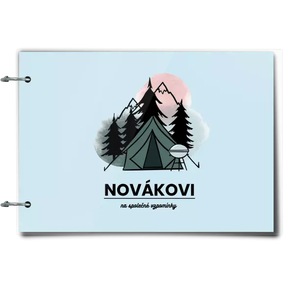 Plexi album se sponami Na společné vzpomínky