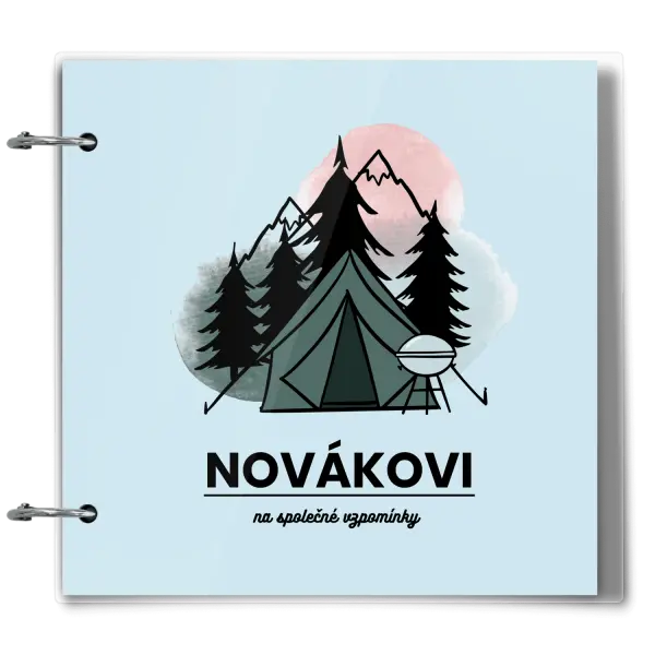 Plexi album se sponami Na společné vzpomínky