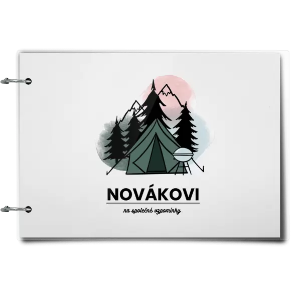 Plexi album se sponami Na společné vzpomínky