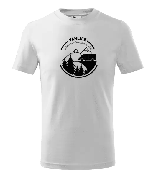 Dětské tričko Vanlife home