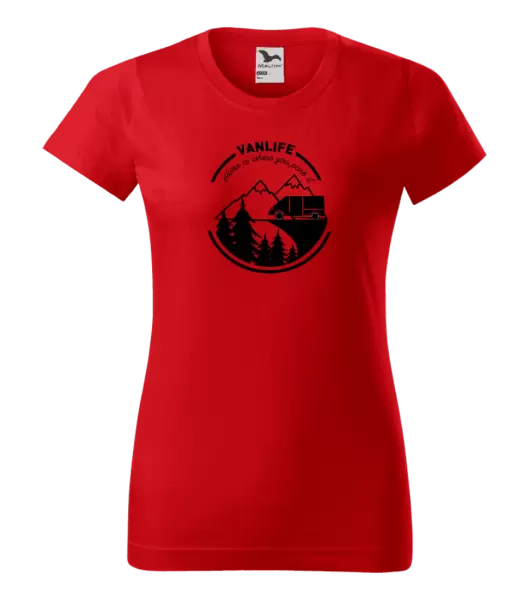 Dámské tričko Vanlife home