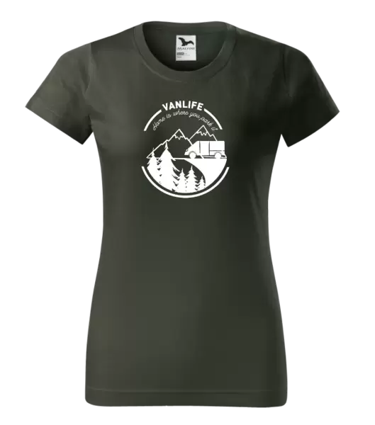 Dámské tričko Vanlife home