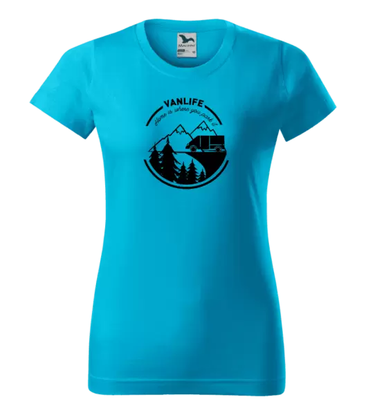 Dámské tričko Vanlife home