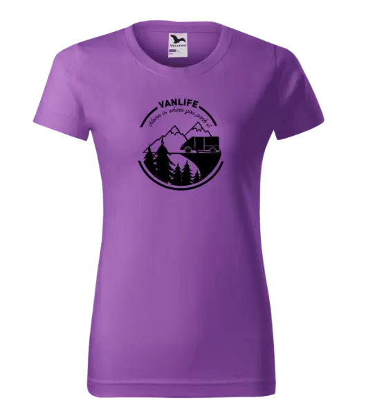 Dámské tričko Vanlife home