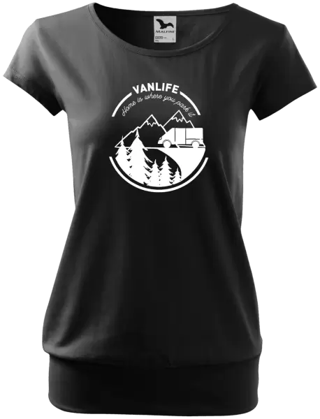 Dámské tričko Vanlife home