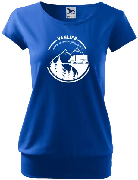 Dámské tričko Vanlife home