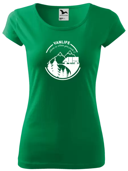 Dámské tričko Vanlife home