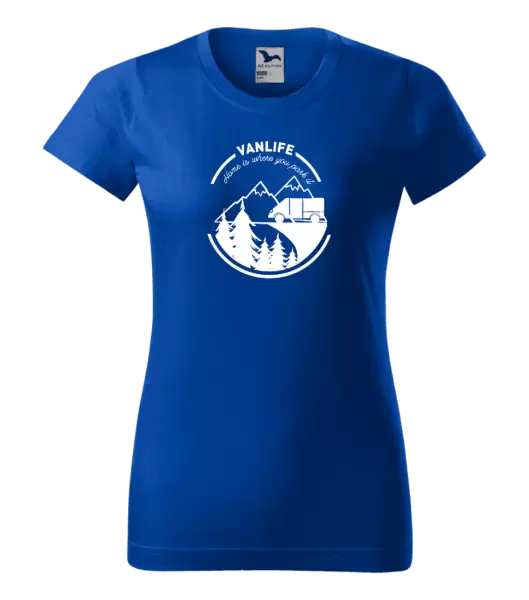 Dámské tričko Vanlife home