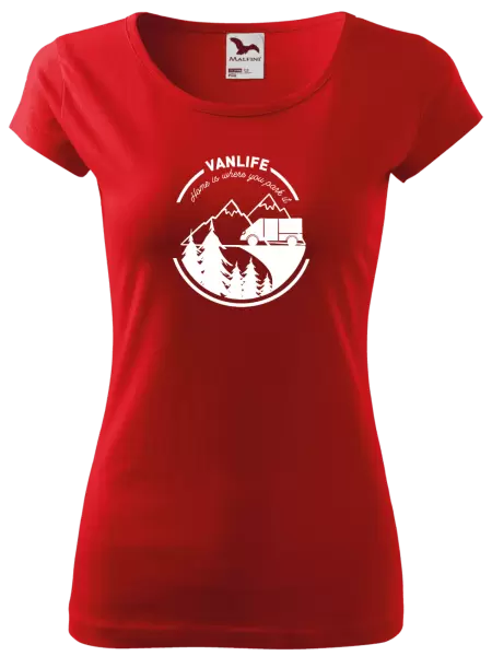 Dámské tričko Vanlife home