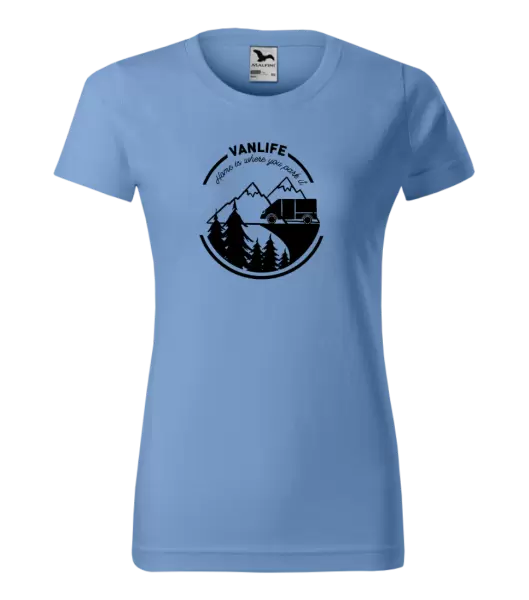 Dámské tričko Vanlife home