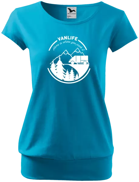 Dámské tričko Vanlife home