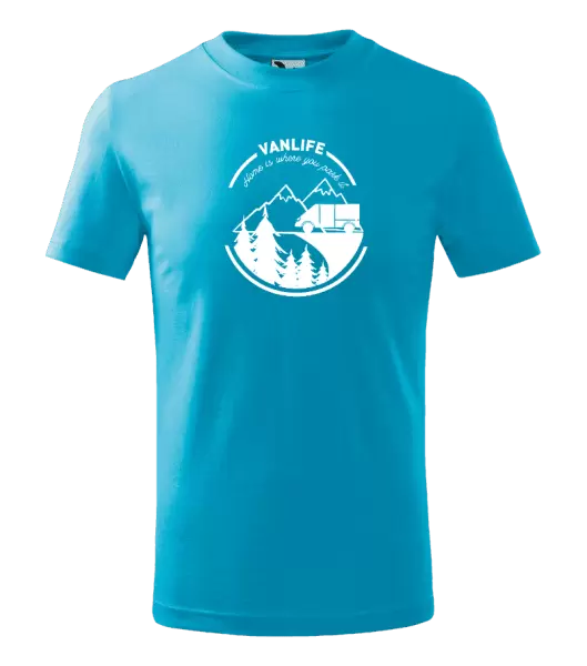 Dětské tričko Vanlife home