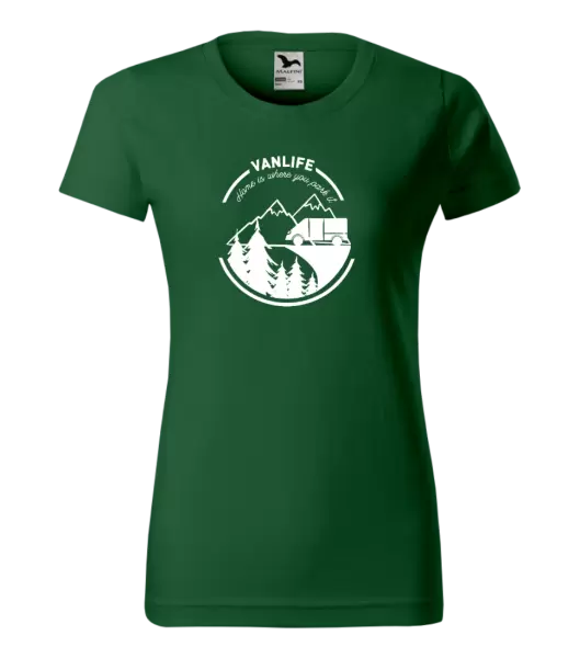 Dámské tričko Vanlife home