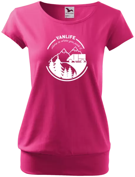 Dámské tričko Vanlife home