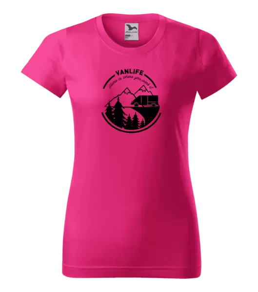 Dámské tričko Vanlife home