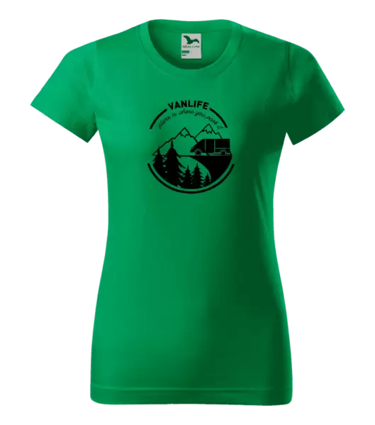Dámské tričko Vanlife home