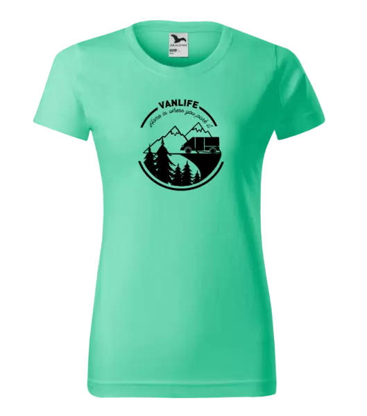 Dámské tričko Vanlife home