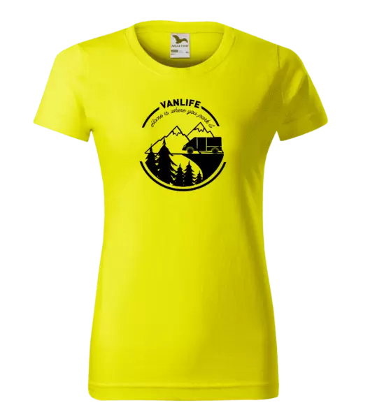 Dámské tričko Vanlife home