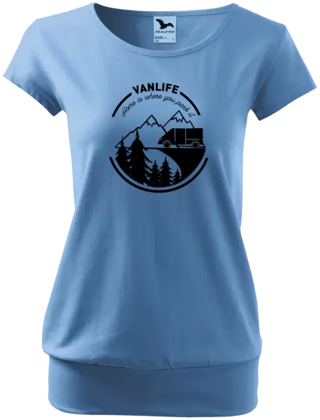 Dámské tričko Vanlife home
