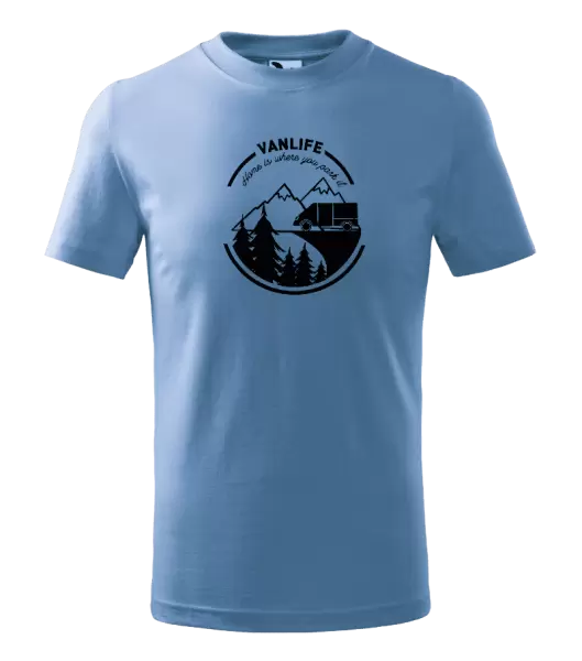Dětské tričko Vanlife home