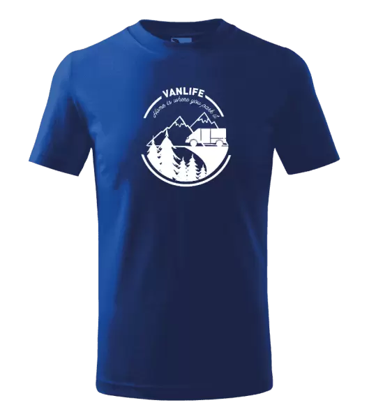 Dětské tričko Vanlife home