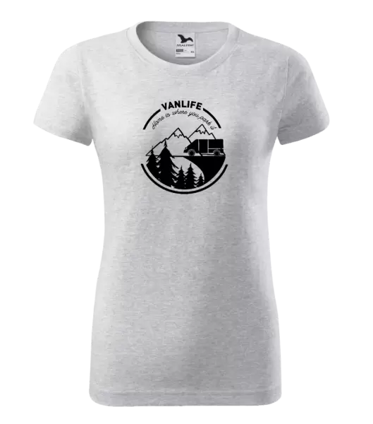 Dámské tričko Vanlife home
