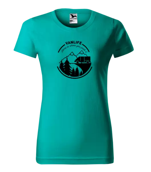 Dámské tričko Vanlife home