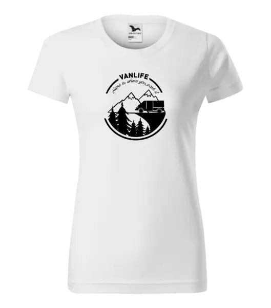 Dámské tričko Vanlife home