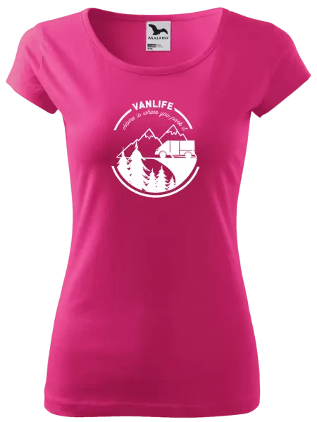Dámské tričko Vanlife home