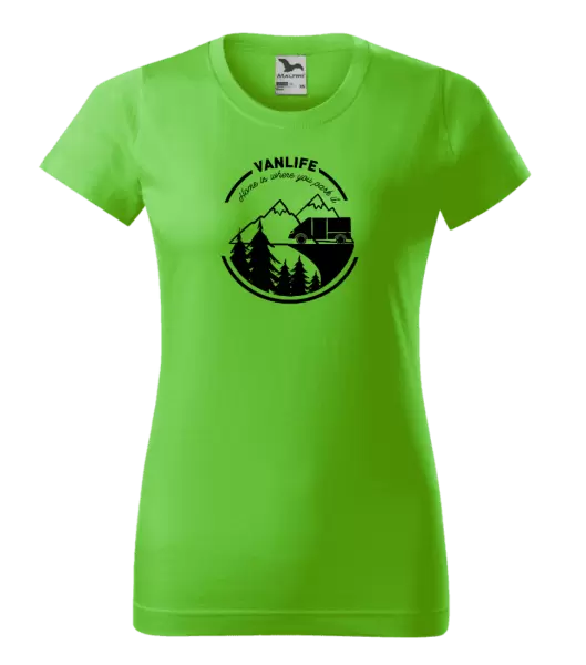 Dámské tričko Vanlife home