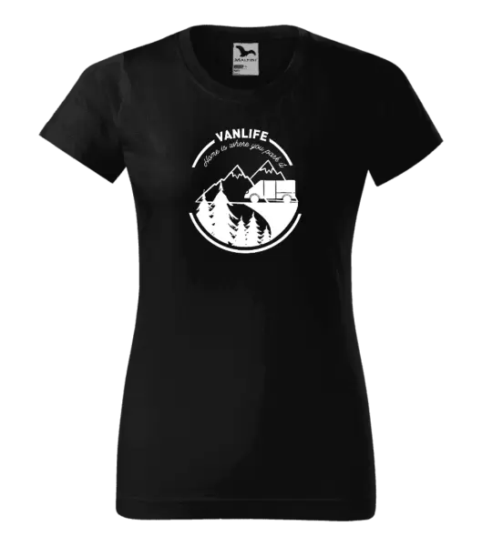 Dámské tričko Vanlife home