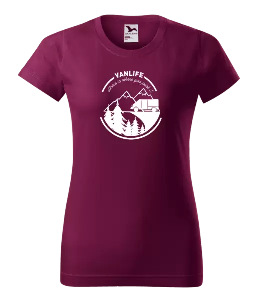 Dámské tričko Vanlife home