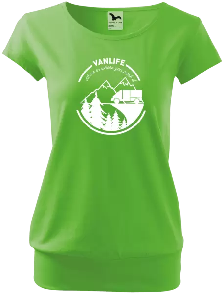 Dámské tričko Vanlife home
