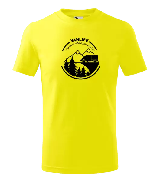 Dětské tričko Vanlife home