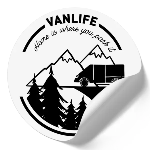 Samolepka Vanlife home