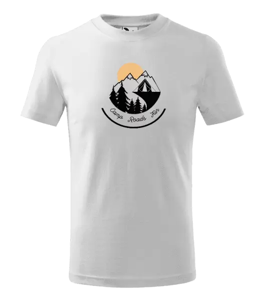 Dětské tričko Camp roads fun