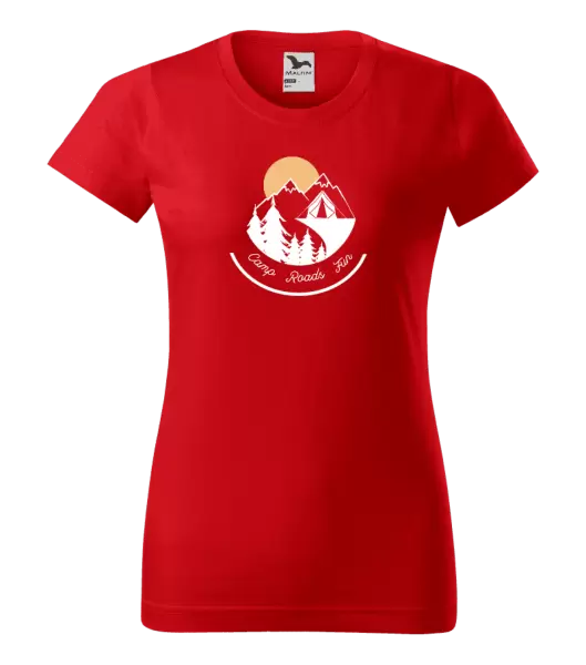 Dámské tričko Camp roads fun