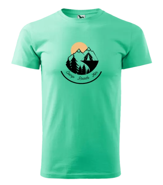 Pánské tričko Camp roads fun