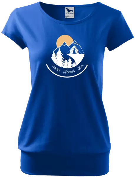 Dámské tričko Camp roads fun