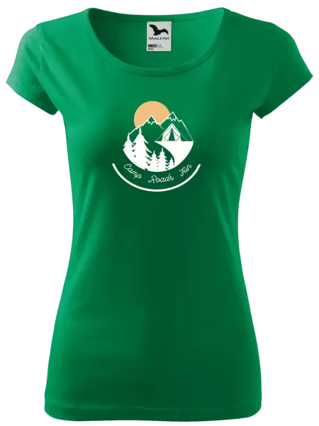 Dámské tričko Camp roads fun